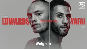 OFICJALNE WAŻENIE PRZED EDWARDS - YAFAI O WBC INTERIM