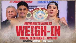 WAŻENIE PRZED NAVARRETE - VALDEZ II O PAS WBO