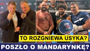 PRASÓWKA: GOŁOTA DOSTAŁ MANDARYNKĄ, POWRÓT KLICZKI, FURY PODRAŻNIŁ USYKA?