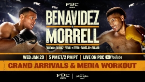 GRAND ARRIVALS PRZED GALĄ BENAVIDEZ - MORRELL