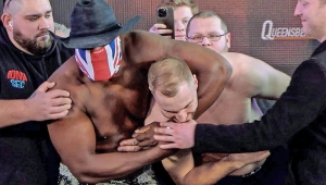WAŻENIE PRZED WALKĄ CHISORA - WALLIN