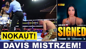 PRASÓWKA: DAVIS MISTRZ, JARED - NIE, LAURA W KSW