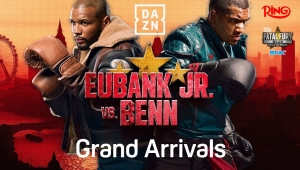 GRAND ARRIVALS PRZED SOBOTNIĄ GALĄ EUBANK - BENN