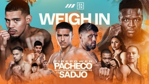 WAŻENIE PRZED GALĄ MATCHROOM W STOCKTON