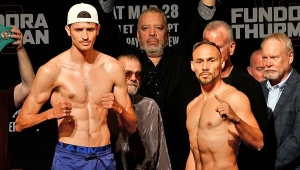 WAŻENIE PRZED WALKĄ FUNDORA - THURMAN O PAS WBC