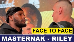 MASTERNAK - RILEY: FACE OFF PRZED WALKĄ O PAS EBU