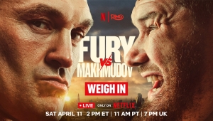 OFICJALNE WAŻENIE PRZED FURY - MACHMUDOW