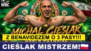 CIEŚLAK MISTRZEM WBC! 12 GRUDNIA O 3 PASY Z BENAVIDEZEM!