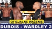 OFICJALNE WAŻENIE PRZED REWANŻEM DUBOIS - WARDLEY